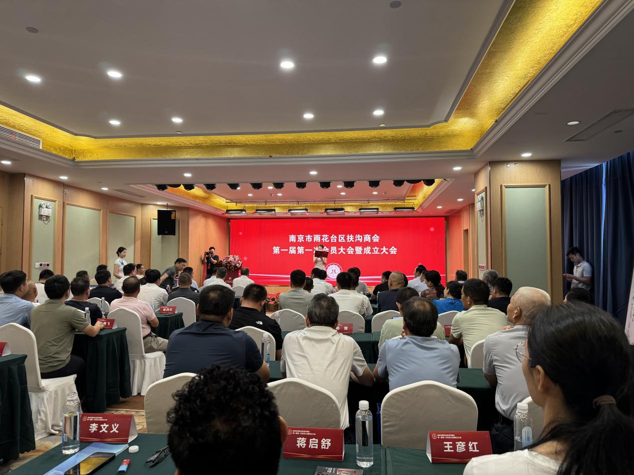 我会受邀参加扶沟县南京市雨花台区商会成立大会配图